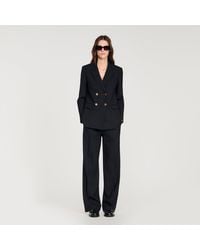 Sandro - Wool Suit Jacket - Lyst