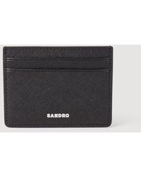 Sandro - Reconstituted Leather Cardholder - Lyst