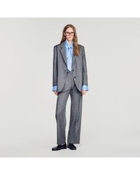 Sandro - Checked Wool Jacket - Lyst