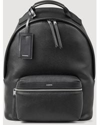 Sandro - Coated Canvas Backpack - Lyst