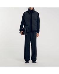 Sandro - Sleeveless Down Jacket - Lyst
