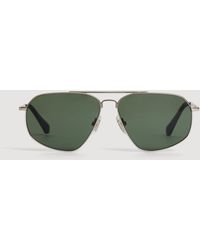 Sandro - Metal Aviator Sunglasses - Lyst