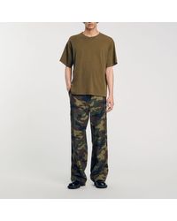 Sandro - T-shirt effet délavé - Lyst