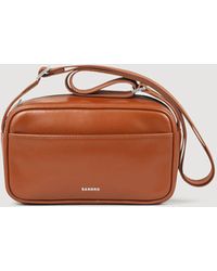 Sandro - Small Smooth Leather Bag - Lyst