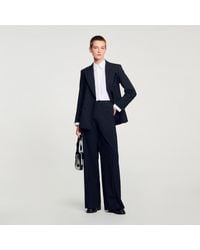 Sandro - Striped Suit Jacket - Lyst