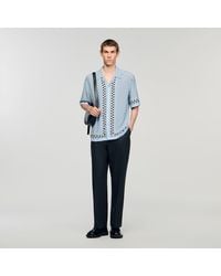Sandro - Heart Motif Flowing Shirt - Lyst