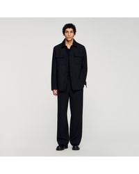 Sandro - Buttoned Overshirt - Lyst