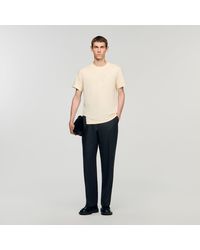 Sandro - T-Shirt With Heart Patch - Lyst