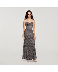 Sandro - Floral Slip Maxi Dress - Lyst