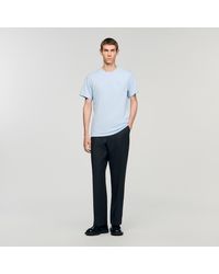 Sandro - T-Shirt With Heart Patch - Lyst