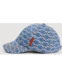 Sandro - Denim Cap With Cross Motif - Lyst