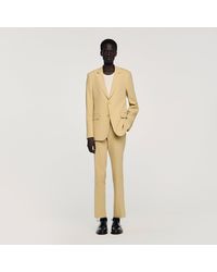 Sandro - Classic Linen Suit Jacket - Lyst
