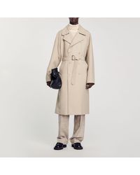 Sandro - Long Trench Coat - Lyst