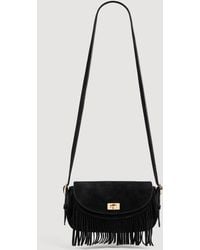 Sandro - Mini Mambo Suede Bag - Lyst