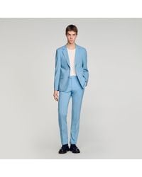 Sandro - Wool Suit Jacket - Lyst