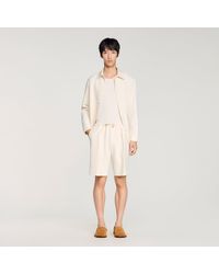 Sandro - Jersey Bermuda Shorts - Lyst