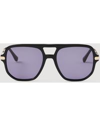 Sandro - Metal And Acetate Sunglasses - Lyst
