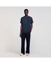 Sandro - Worn-Effect T-Shirt - Lyst
