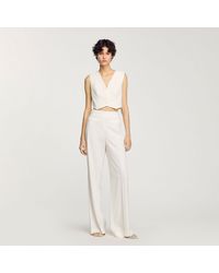 Sandro - Sequin Cropped Jacket - Lyst