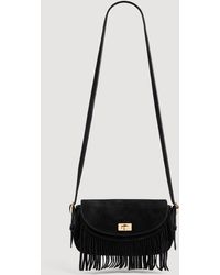 Sandro - Mini Mambo Suede Bag - Lyst