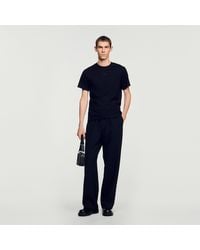 Sandro - Cotton T-Shirt - Lyst