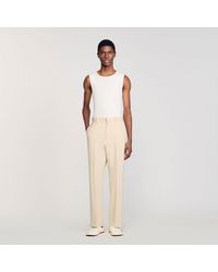 Sandro - Wool Suit Trousers - Lyst