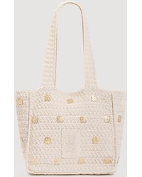Sandro - Crochet Bag With Tassels - Lyst