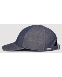 Sandro - Denim Cap With Logo - Lyst