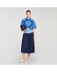 Sandro - Embroidered And Beaded Shirt - Lyst
