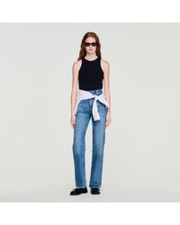 Sandro - Embroidered Vest Top - Lyst