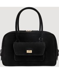 Sandro - Ezmeh Suede Bag - Lyst