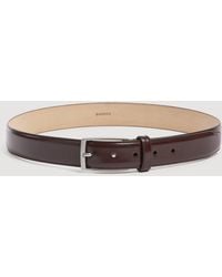 Sandro - Glazed Leather Belt - Lyst