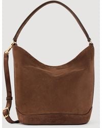 Sandro - Tangoso Suede Bucket Bag - Lyst