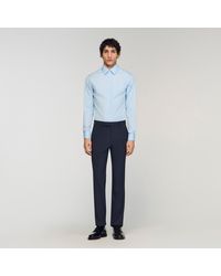 Sandro - Fitted Stretch Cotton Shirt - Lyst