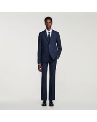 Sandro - Virgin Wool Suit Jacket - Lyst