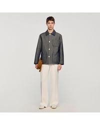 Sandro - Effect Worker Jacket - Lyst