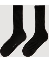 Sandro - Fine Silk Socks - Lyst