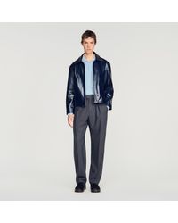 Sandro - Leather Jacket - Lyst