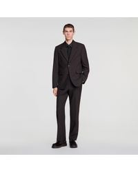 Sandro - Virgin Wool Suit Jacket - Lyst