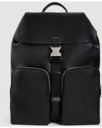 Sandro - Reconstituted Leather Rucksack - Lyst