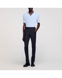 Sandro - Elasticated Trousers - Lyst