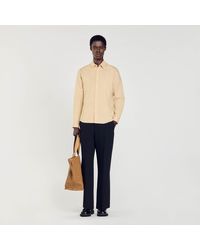 Sandro - Cotton And Linen Shirt - Lyst