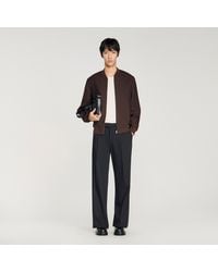 Sandro - Zip-Up Jacket - Lyst