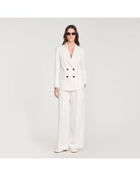 Sandro - Striped Suit Jacket - Lyst