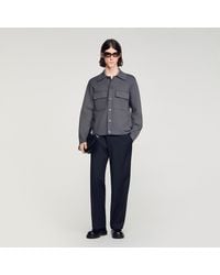 Sandro - Milano Knit Jacket - Lyst