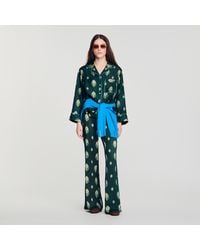 Sandro - Paisley Print Pyjama Shirt - Lyst