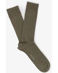 Sans Matin - Organic Cotton Ribbed Socks For - Lyst