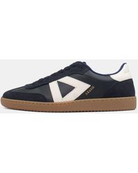 Sans Matin - Hera Low Top Trainers, For Midnight Nubuck Stone Leather - Lyst