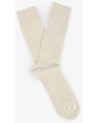 Sans Matin - Organic Cotton Ribbed Socks For - Lyst