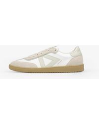 Sans Matin - Hera Low Top Trainers By Leather Taupe Suede, For - Lyst